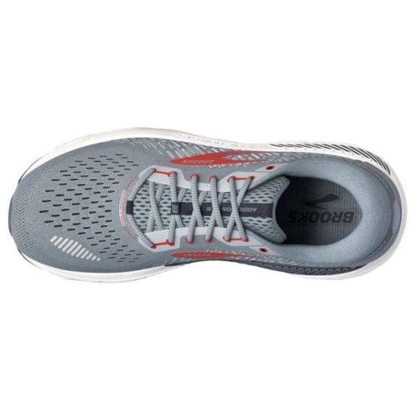 Brooks Addiction GTS 15 - Mens Running Shoes - Grey/Ebony/Chilli Oil