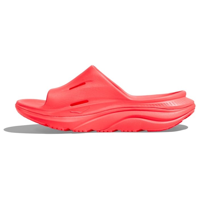 Hoka Ora Recovery Slide 3 - Unisex Slides - Neon Flame/Neon Flame