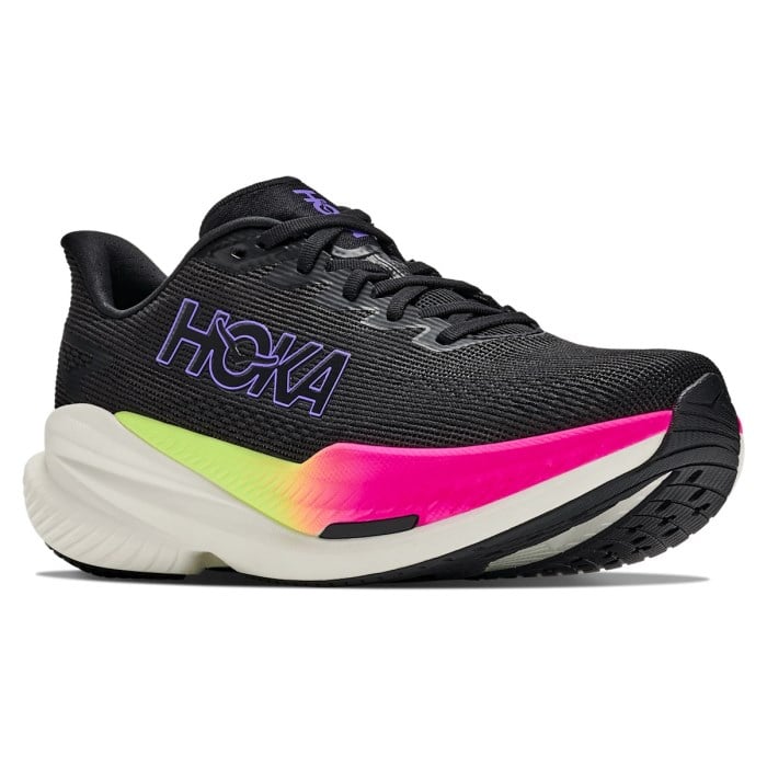 Hoka Mach X 3 - Mens Running Shoes - Black/Neon Nebula - image 4