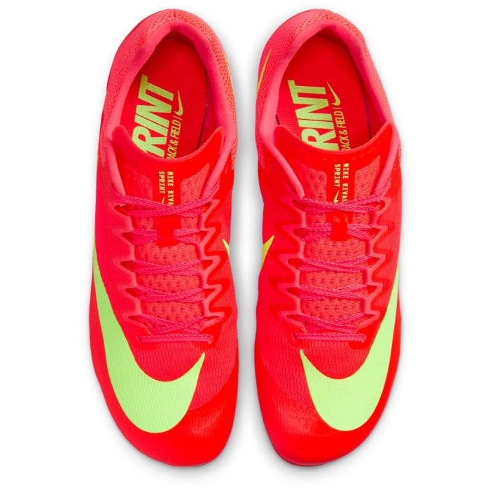 Nike Zoom Rival Sprint - Unisex Sprint Spikes - Bright Crimson/Hyper Orange/Lime Blast/Washed Coral