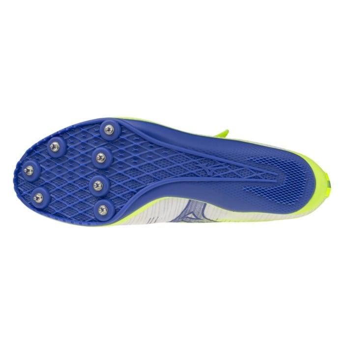 Mizuno Sprint - Unisex Sprinting Spikes - Lightning Yellow/Dazzling Blue/White