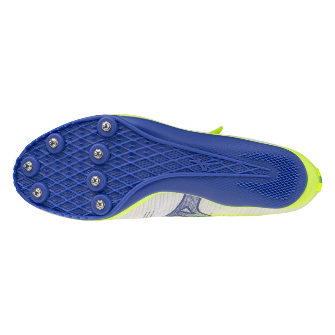 Mizuno Sprint - Unisex Sprinting Spikes - Lightning Yellow/Dazzling Blue/White