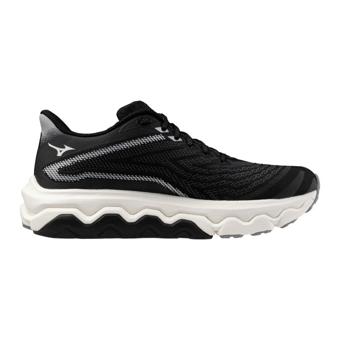 Mizuno Wave Horizon 8 - Womens Running Shoes - Black/White/Ultimate Gray