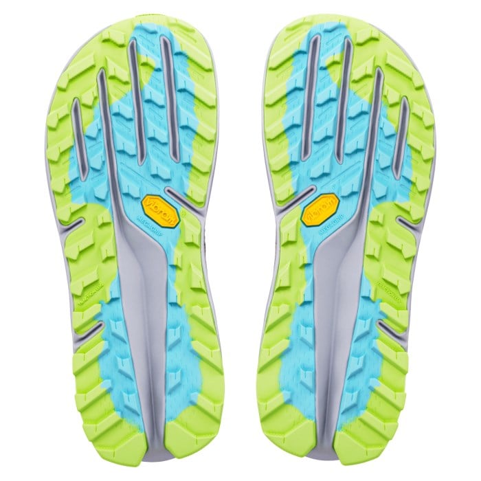 Altra Olympus 275 HiLo - Womens Trail Running Shoes - Vapourous Gray/Bluefish/Sharp Green - image 5