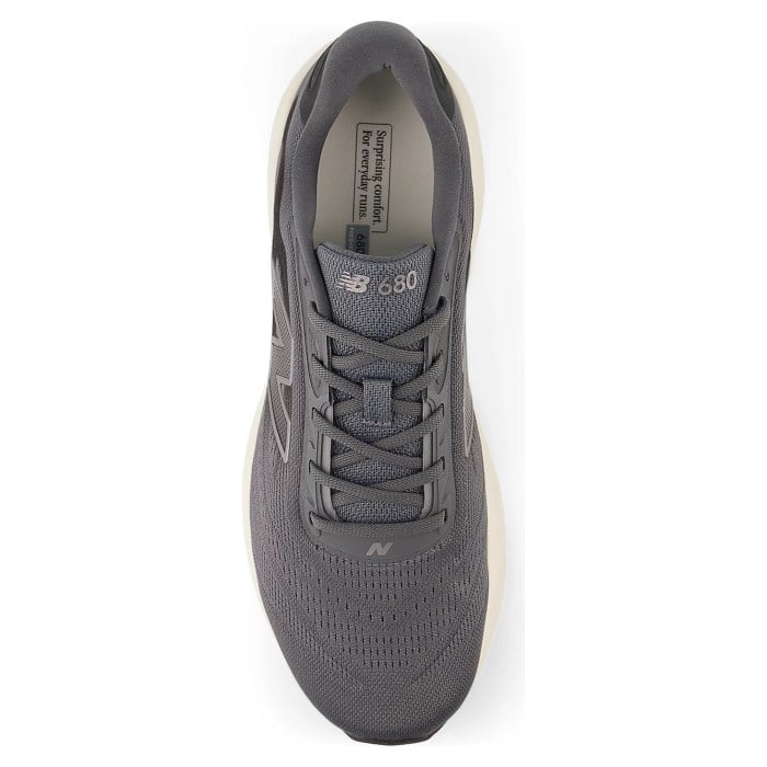 New Balance 680v9 - Mens Running Shoes - Castlerock/Faded Black/Gold Metallic