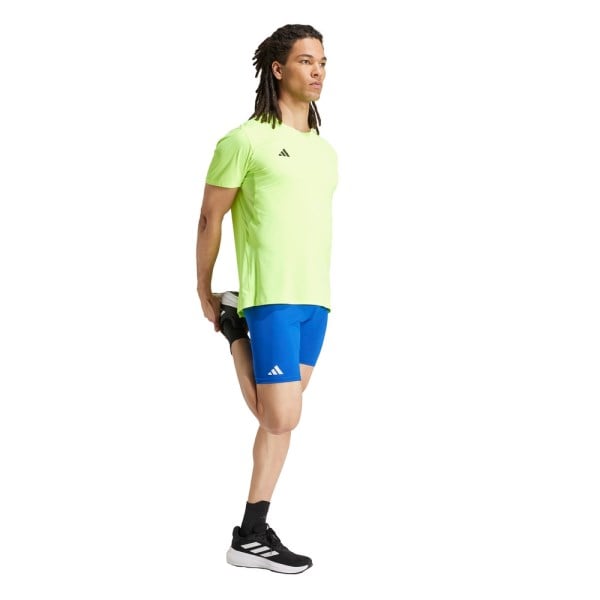 Adidas Adizero Essentials Running T-Shirt - Mens - Lucid Lemon