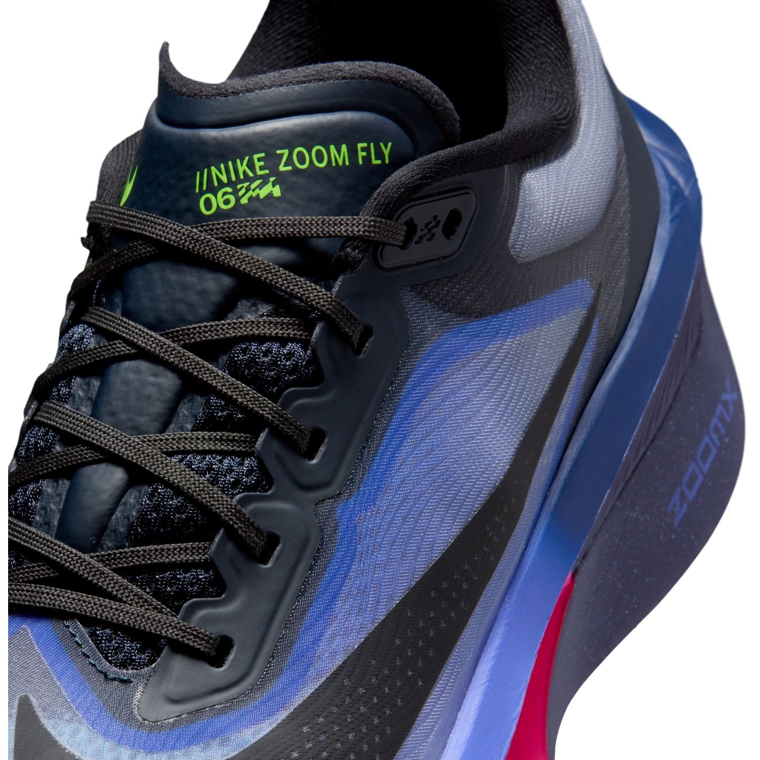 Nike Zoom Fly 6 - Mens Running Shoes - Dark Obsidian/Black/Racer Blue