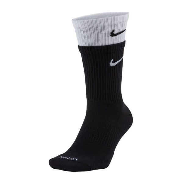 Nike Everyday Plus Cushioned Training Crew Socks - Black/White/Black