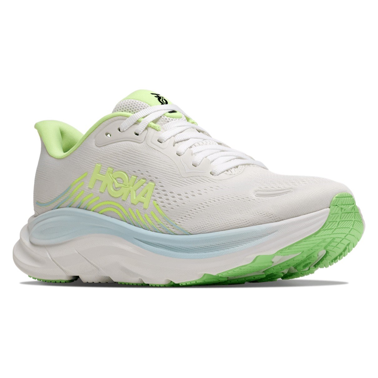 Hoka Clifton 11 - Womens Running Shoes - Frost/Neon Yuzu - image 6