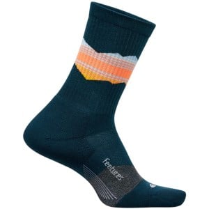 Feetures Trail Max Cushion Mini Crew Running Socks