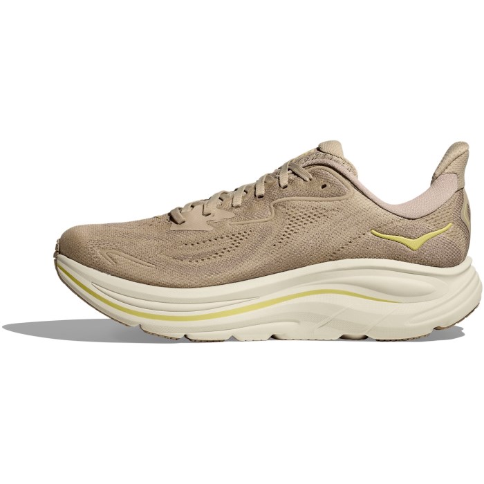 Hoka Clifton 10 - Mens Running Shoes - Raw Linen/Stone