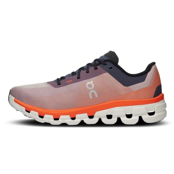 On Cloudflow 4 - Mens Running Shoes - Quartz/Flame