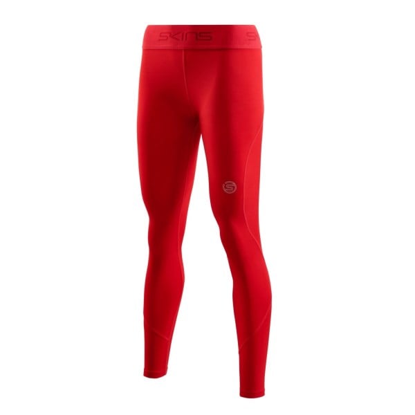 Skins Series-2 Womens Compression Long Tights - Red
