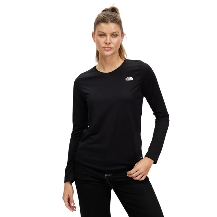The North Face Womens Elevation Long Sleeve - TNF Black