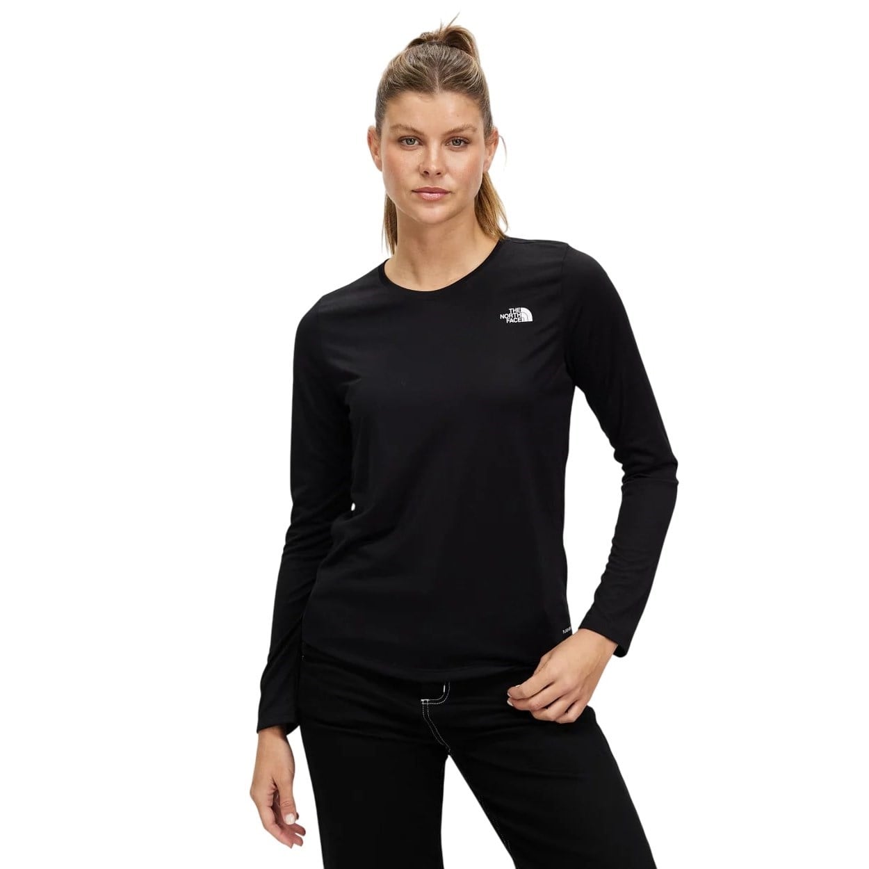 The North Face Womens Elevation Long Sleeve - TNF Black
