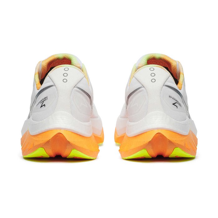 Saucony Endorphin Speed 4 - Mens Running Shoes - White/Peel