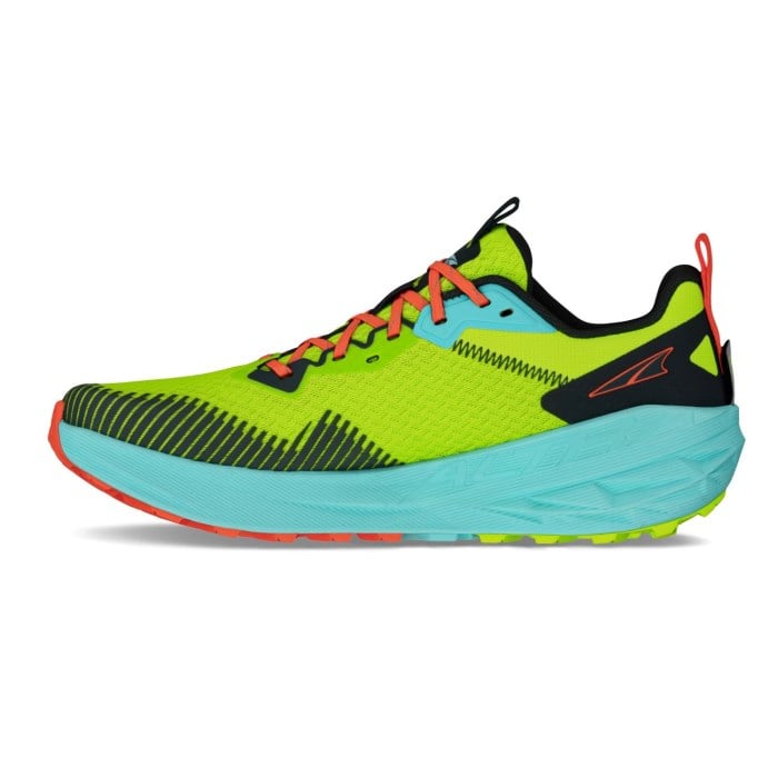 Altra Experience Wild 2 - Mens Trail Running Shoes - Gray/Lime