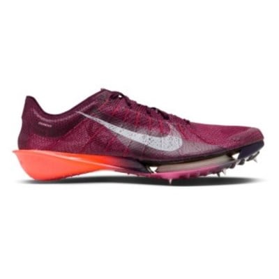 Nike Victory 2 - Unisex Mid Distance Track Spikes - Bordeaux/White/Bright Crimson