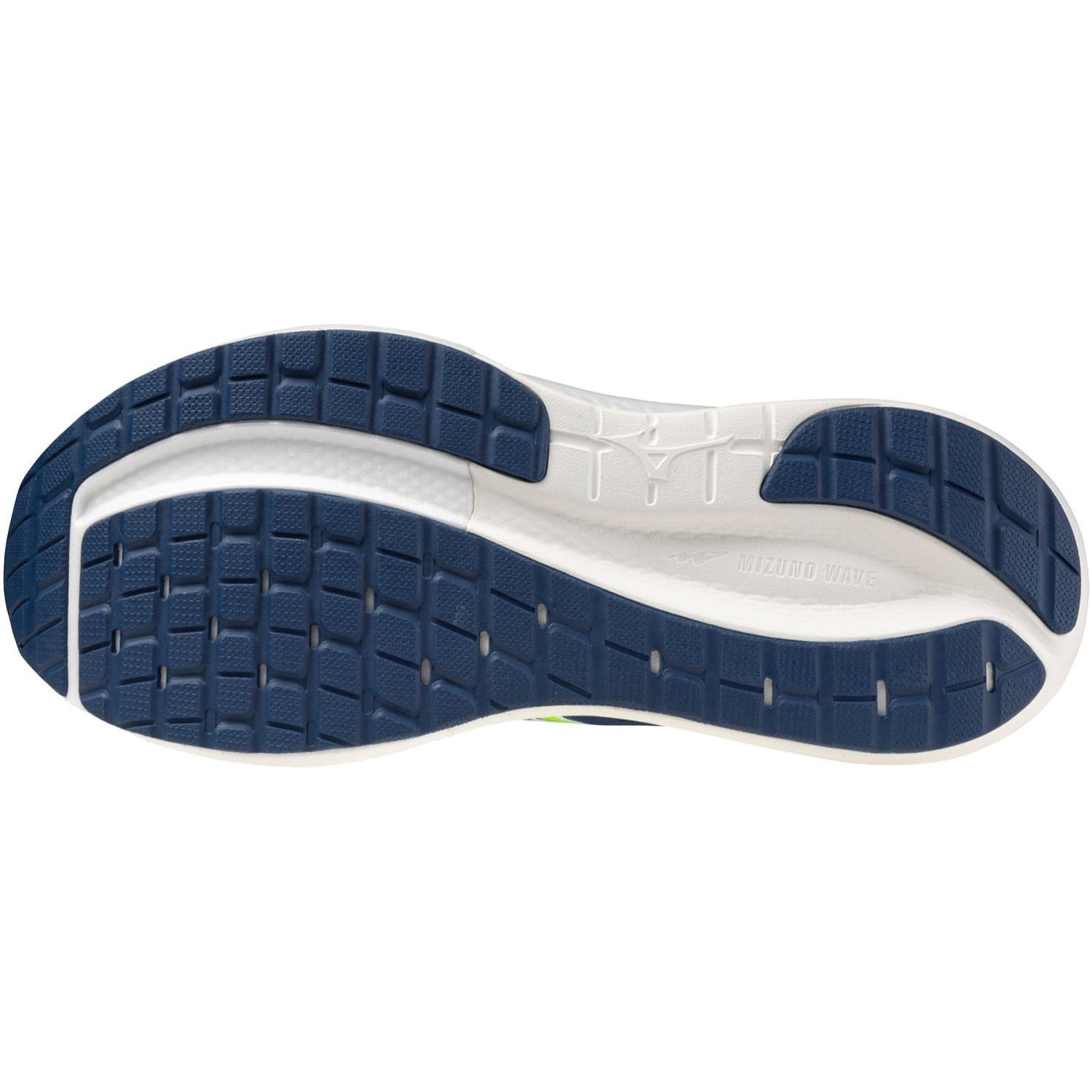 Mizuno Wave Inspire 22 - Mens Running Shoes - Estate Blue/Lightning Yellow/Lightning Yellow