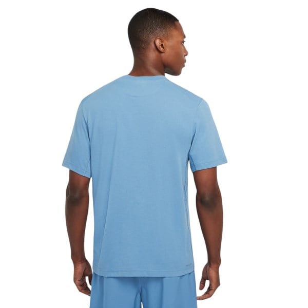 Nike Primary Dri-Fit Short-Sleeve Versatile Top - Mens - Aegon Storm/Aegon Storm