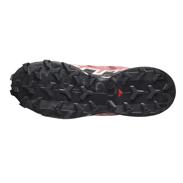 Salomon Speedcross 6 - Womens Trail Running Shoes - Cow Hide/Black/English Rose