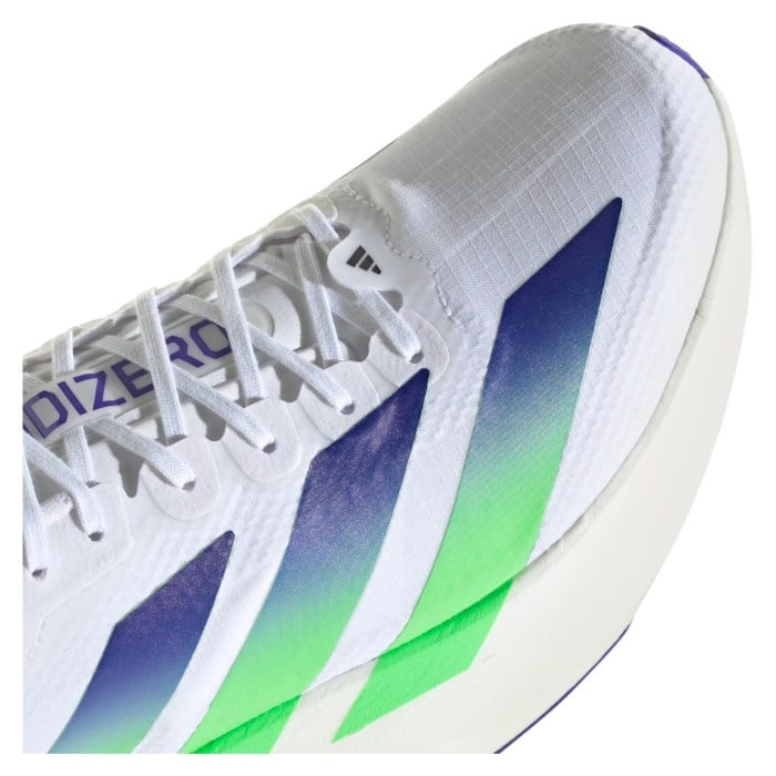 adidas Adizero Evo SL Woven - Mens Running Shoes - White/Beam Green/Chalk White - image 8