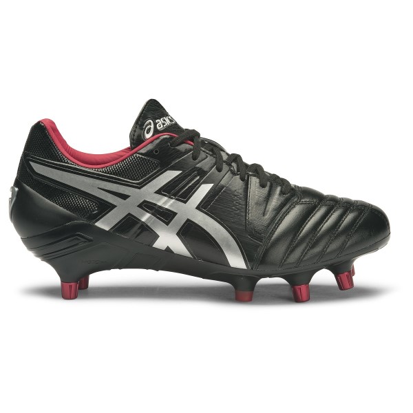Asics Gel Lethal Tight Five - Mens Rugby Boots - Black/Silver/Racing ...