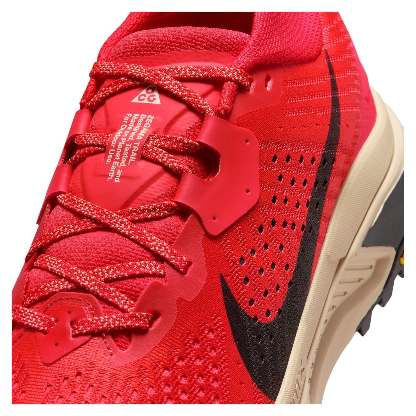 Nike ACG Zegama - Mens Trail Running Shoes - Light Crimson/Orewood Brown - image 8