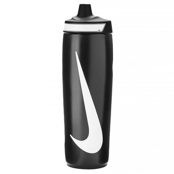 Nike Refuel Grip Sports Water Bottle - 709ml - Black/White