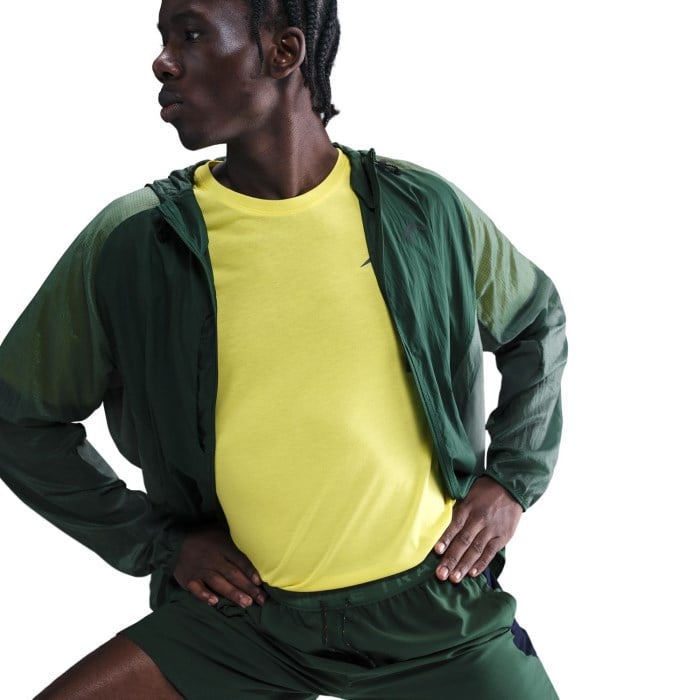 Nike Trail 6 Inch Brief-Lined Mens Running Shorts - Fir/Obsidian/Summit White