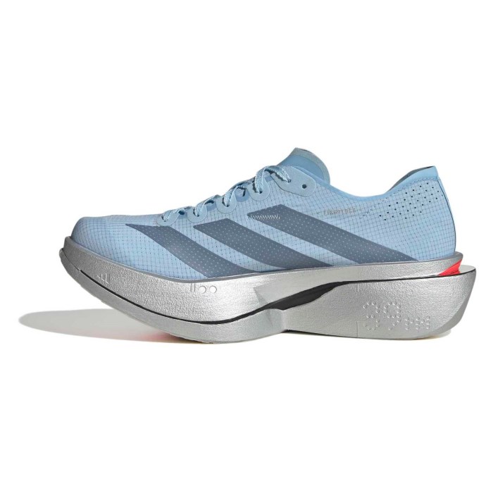 adidas Adizero Adios Pro 5 Chicago - Womens Racing Shoes - Clear Sky/Steel Red/Silver Metallic - image 3