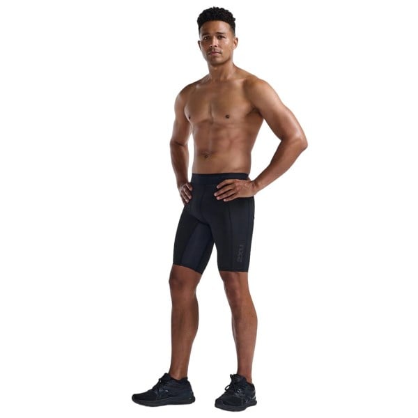 2XU Base Layer Mens Compression Shorts - Black/Nero