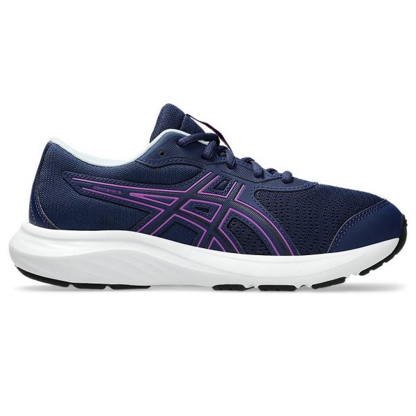 Asics Contend 9 GS - Kids Running Shoes - Blue Expanse/Bold Magenta