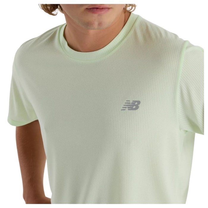New Balance Athletics Mens Running T-Shirt - Melon Water