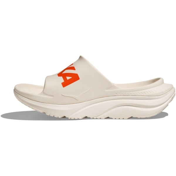 Hoka Ora Athletic Slide 3 - Unisex Recovery Slides - Frost/Lava
