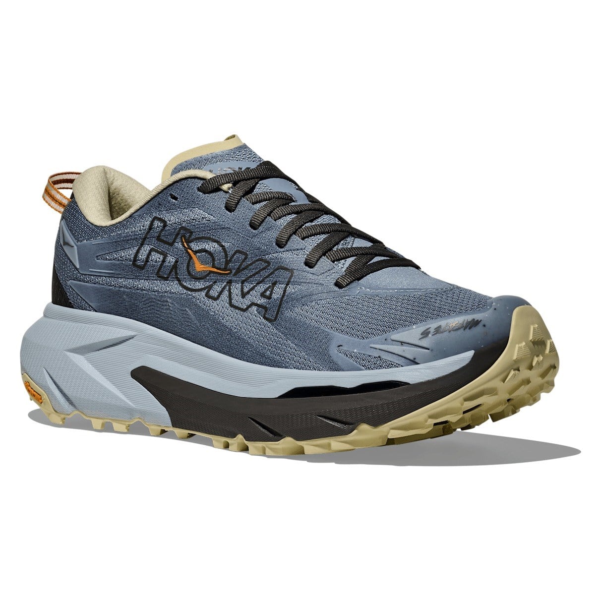 Hoka Mafate 5 - Mens Trail Running Shoes - Mineral Blue/Washed Blue
