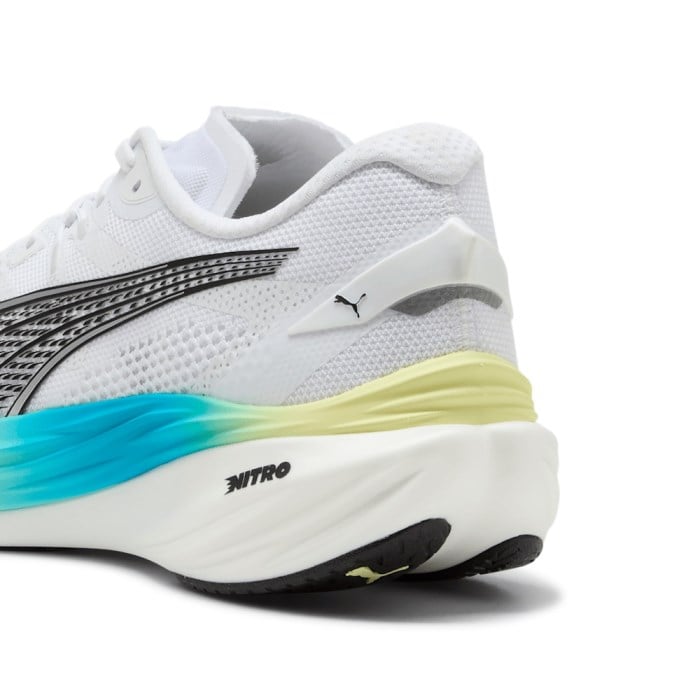 Puma Deviate Nitro 3 - Mens Running Shoes - White/Mint Melt