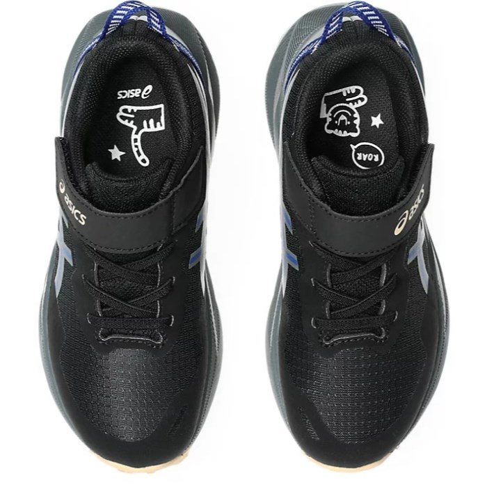 Asics Pre Venture 11 PS - Kids Trail Running Shoes - Black/Asics Blue