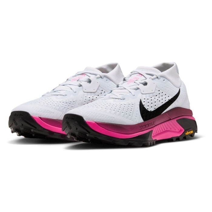 Nike ACG Zegama - Mens Trail Running Shoes - Pure Platinum/Black/Hyper Pink - image 3