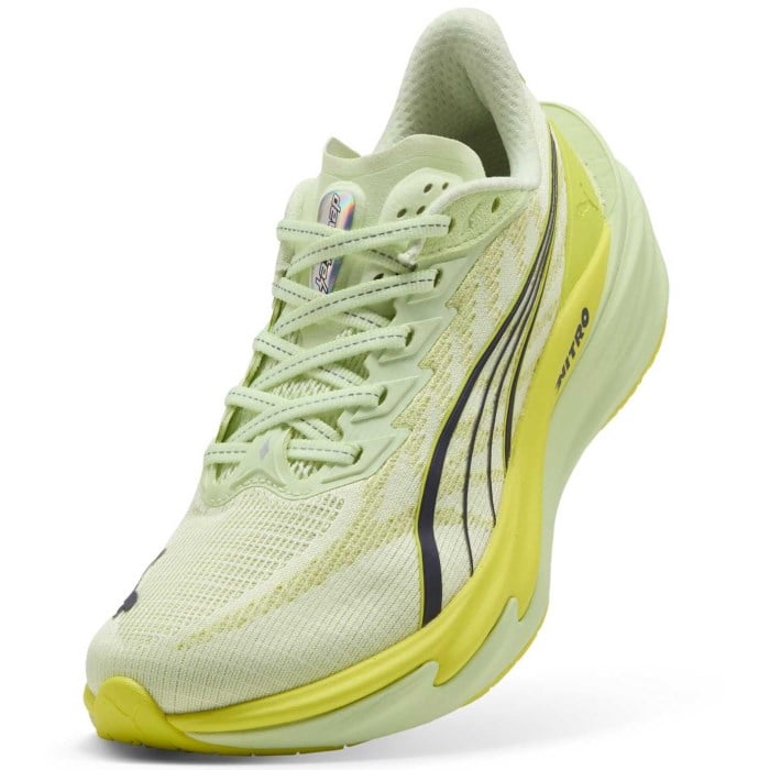 Puma Deviate Nitro 4 - Womens Running Shoes - Apple Spritz/Lux Lime