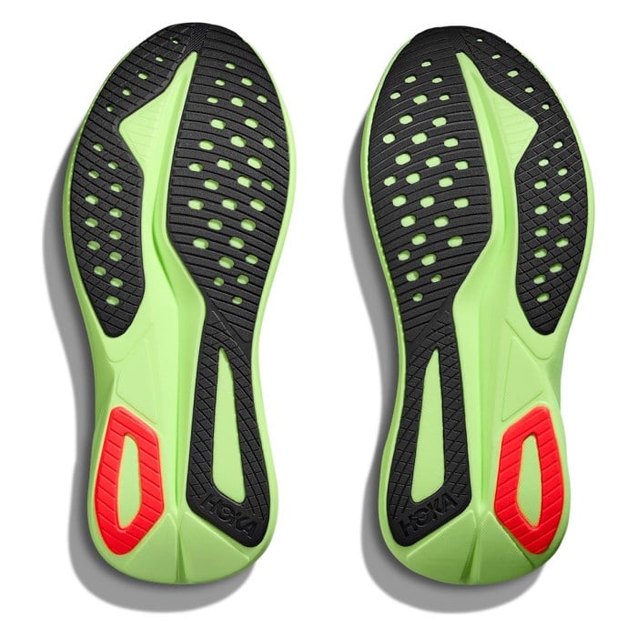 Hoka Mach 7 - Mens Running Shoes - Frost/Neon Yuzu