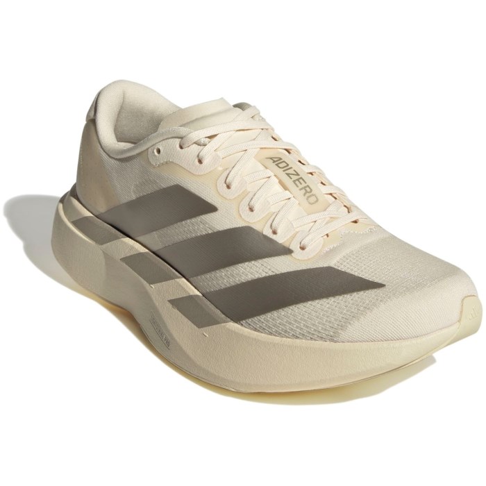Adidas Adizero Evo SL - Womens Running Shoes - Wonder White/Cyber Metallic/Warm Vanilla