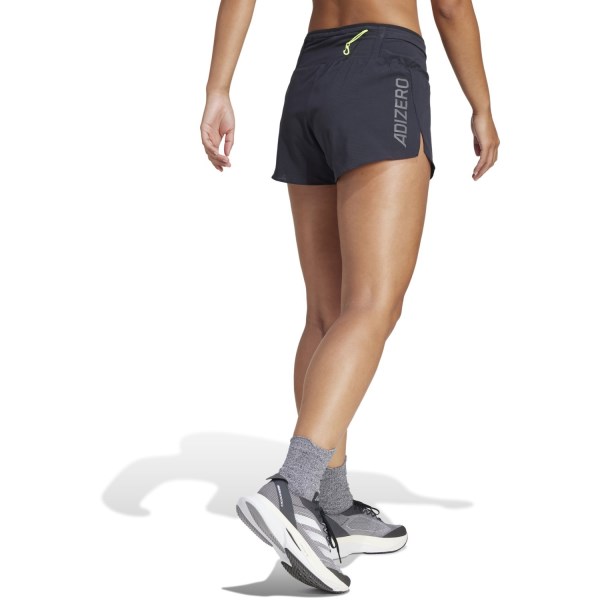 adidas Womens Adizero Running Gel Shorts - Black