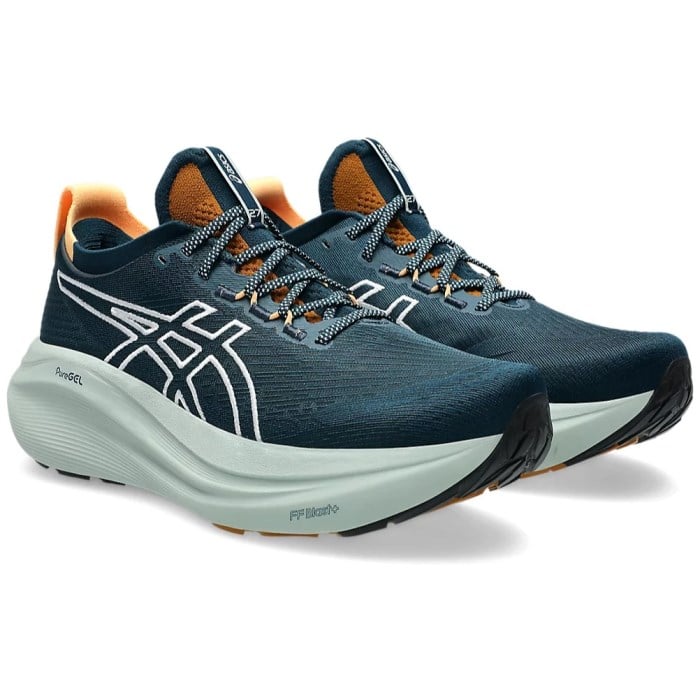 Asics Gel Nimbus 27 TR - Mens Trail Running Shoes - Nature Bathing/Tranquil Teal