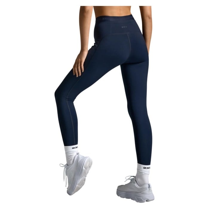 2XU Form Stash Hi-Rise Womens Compression Tights - Midnight/Midnight - image 2