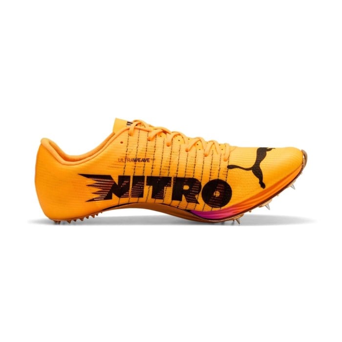 Puma evoSpeed Sprint Nitro Elite 2 - Unisex Sprint Spikes - Sun Stream/Pure Magenta/Puma Black