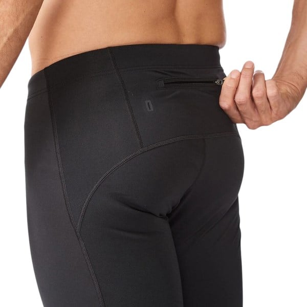2XU Wind Defence Mens Compression Tights - Black/Black Reflective