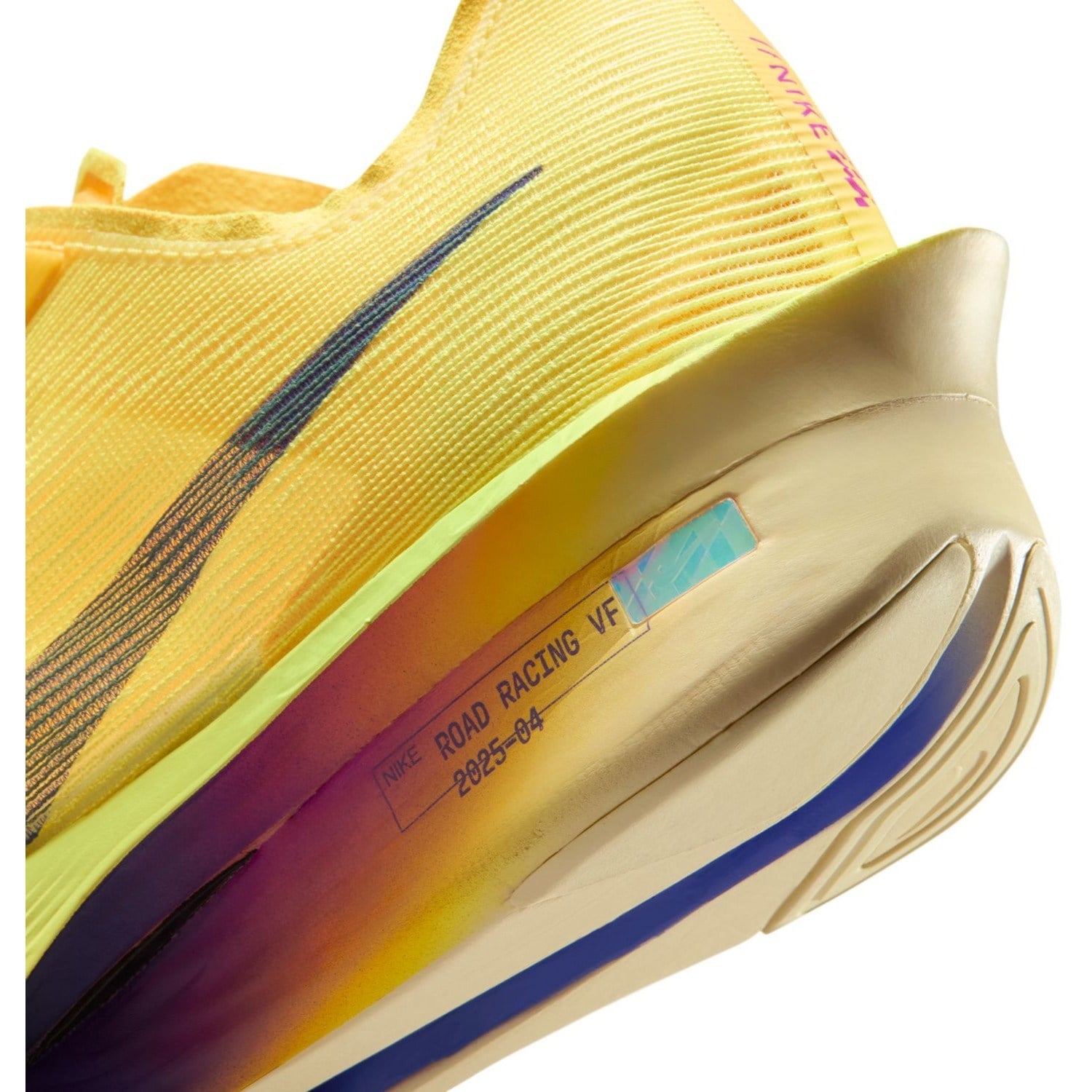 Nike ZoomX Vaporfly 4 - Womens Racing Shoes - Citron Pulse/Indigo Burst/Laser Orange