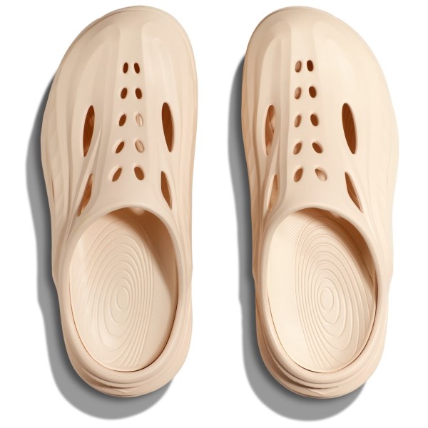 Hoka Ora Mule - Unisex Recovery Slides - Vanilla/Vanilla