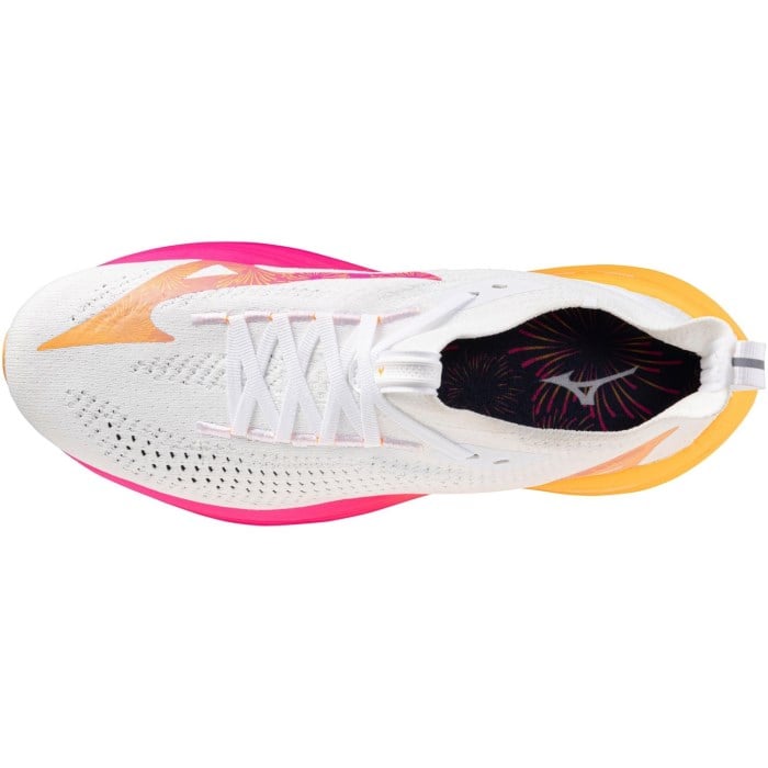 Mizuno Neo Vista 2 Hanabi - Unisex Running Shoes - White/White/Pink Tetra